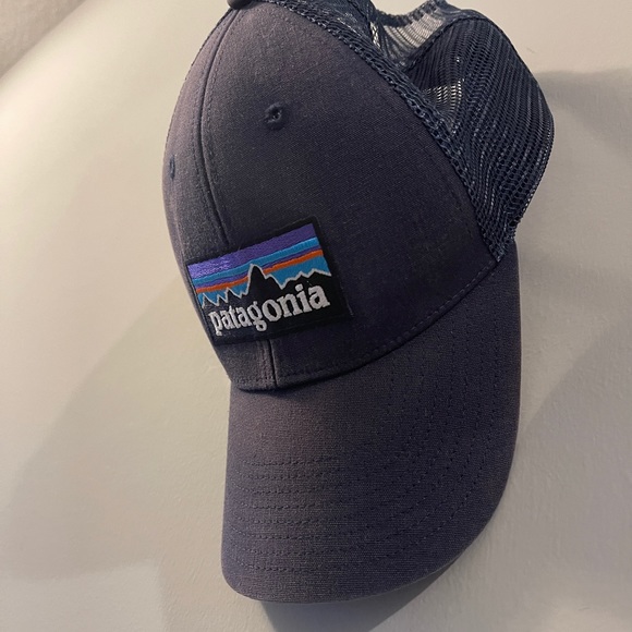Patagonia Blue Mountain Logo Snapback Hat - Picture 2 of 4